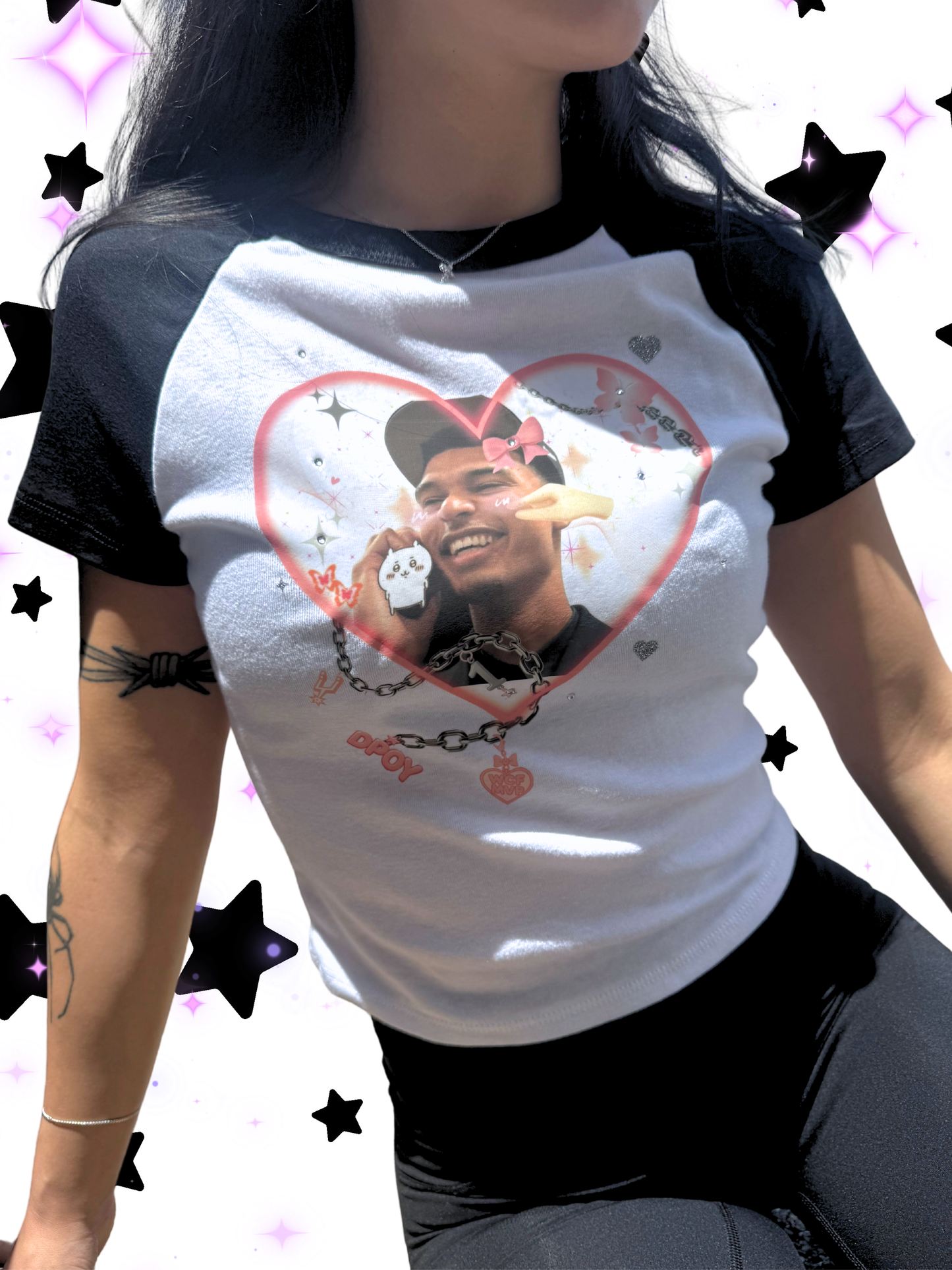 Wemby Oppa Kawaii Microribbed Baby Tee